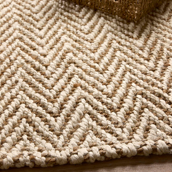 Origins Jute Herringbone - handmade