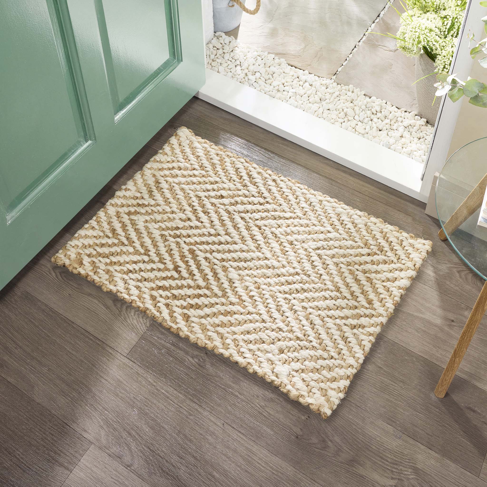 Origins Jute Herringbone - handmade