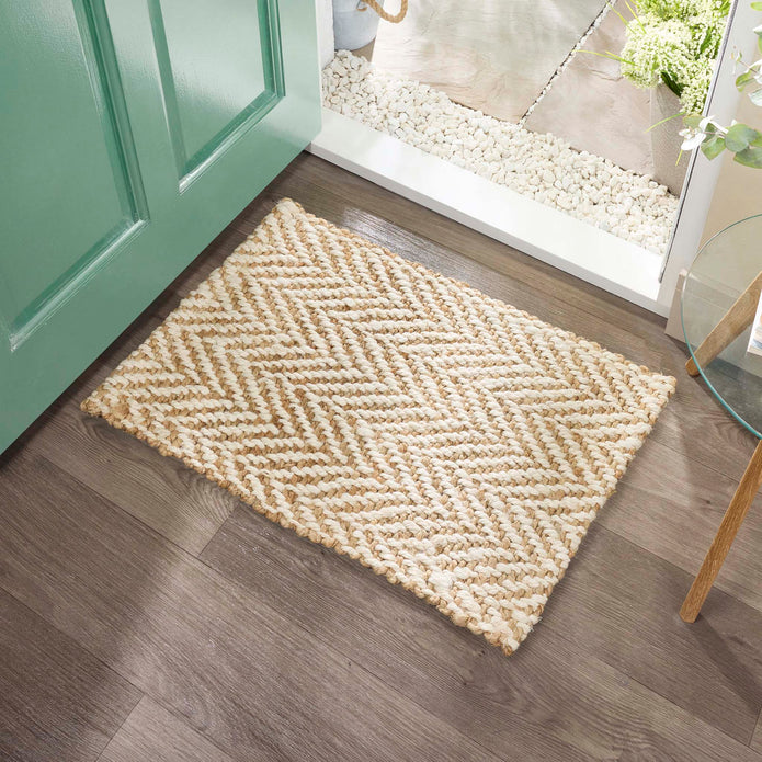 Origins Jute Herringbone - handmade