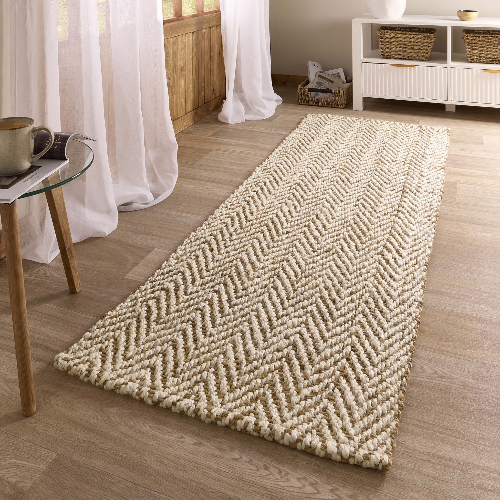 Origins Jute Herringbone - handmade