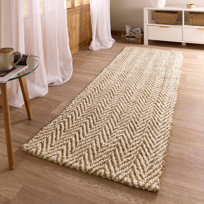 Origins Jute Herringbone - handmade
