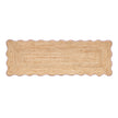 Origins Jute Scalloped Edge Lilac Rug - handmade
