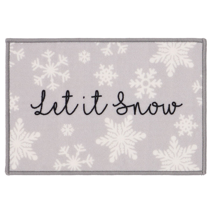 Floormatters Let it Snow Mat & Runner Set
