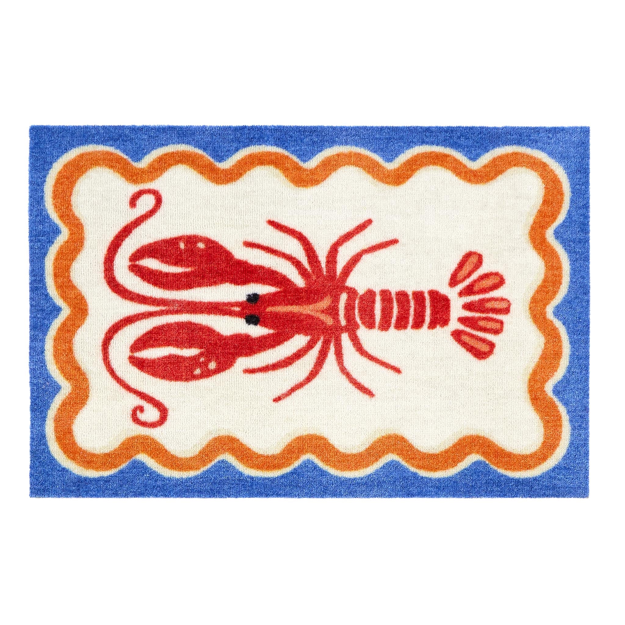 My Mat Nylon Printed Bathroom Lobster - handmade