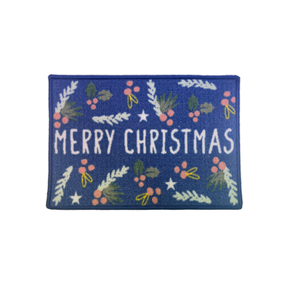 Washable Indoor Printed Doormat 39x57cm Merry Christmas Design