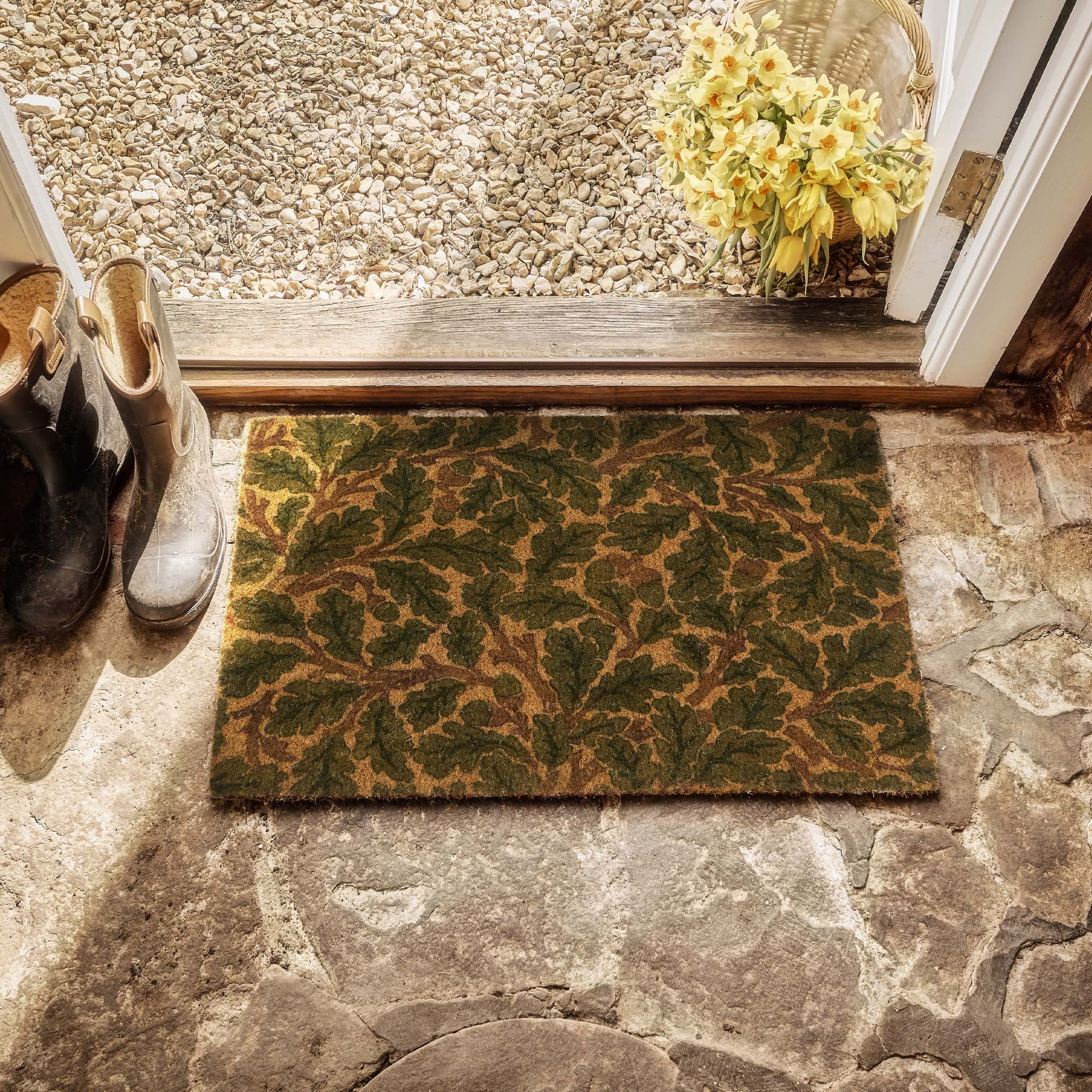 Morris & Co Printed Oak - handmade