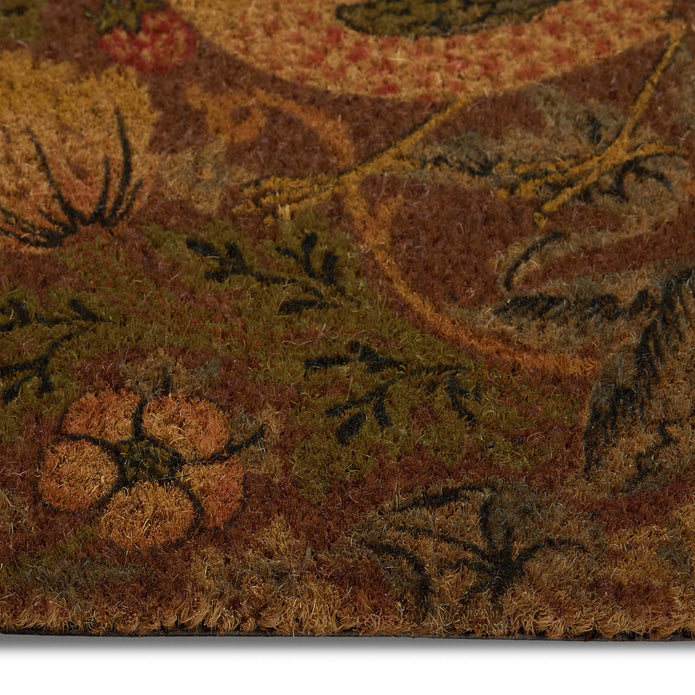 Morris & Co Printed Strawberry Thief Red - handmade