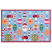Floormatters Multi Bright Christmas Mat & Runner Set