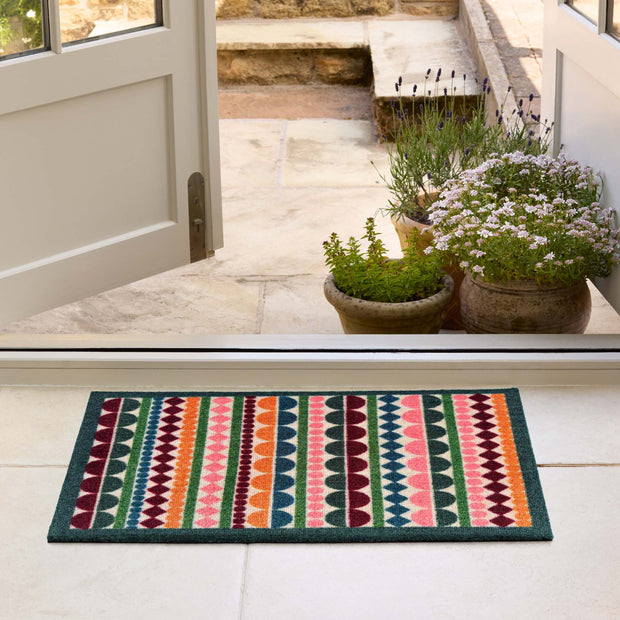 My Mat Nylon Indoor Pattern Carnival Stripe - handmade