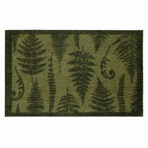 My Mat Nylon Indoor Pattern Green Fern - handmade