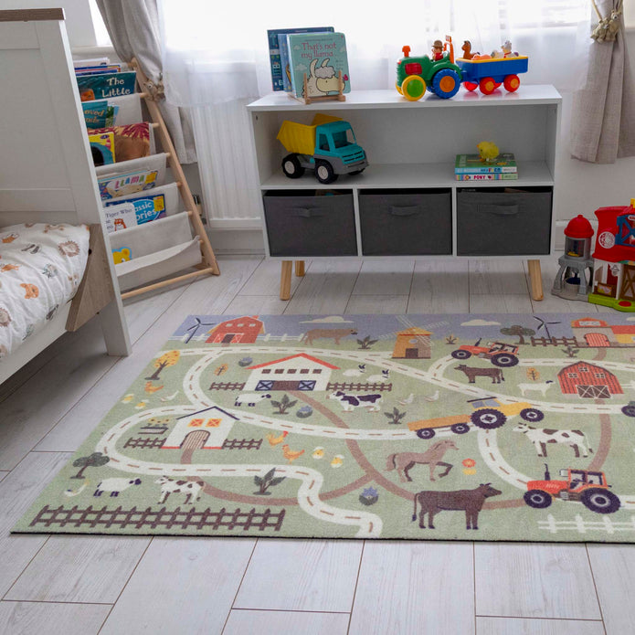 My Play Mat Farmyard Track - handmade