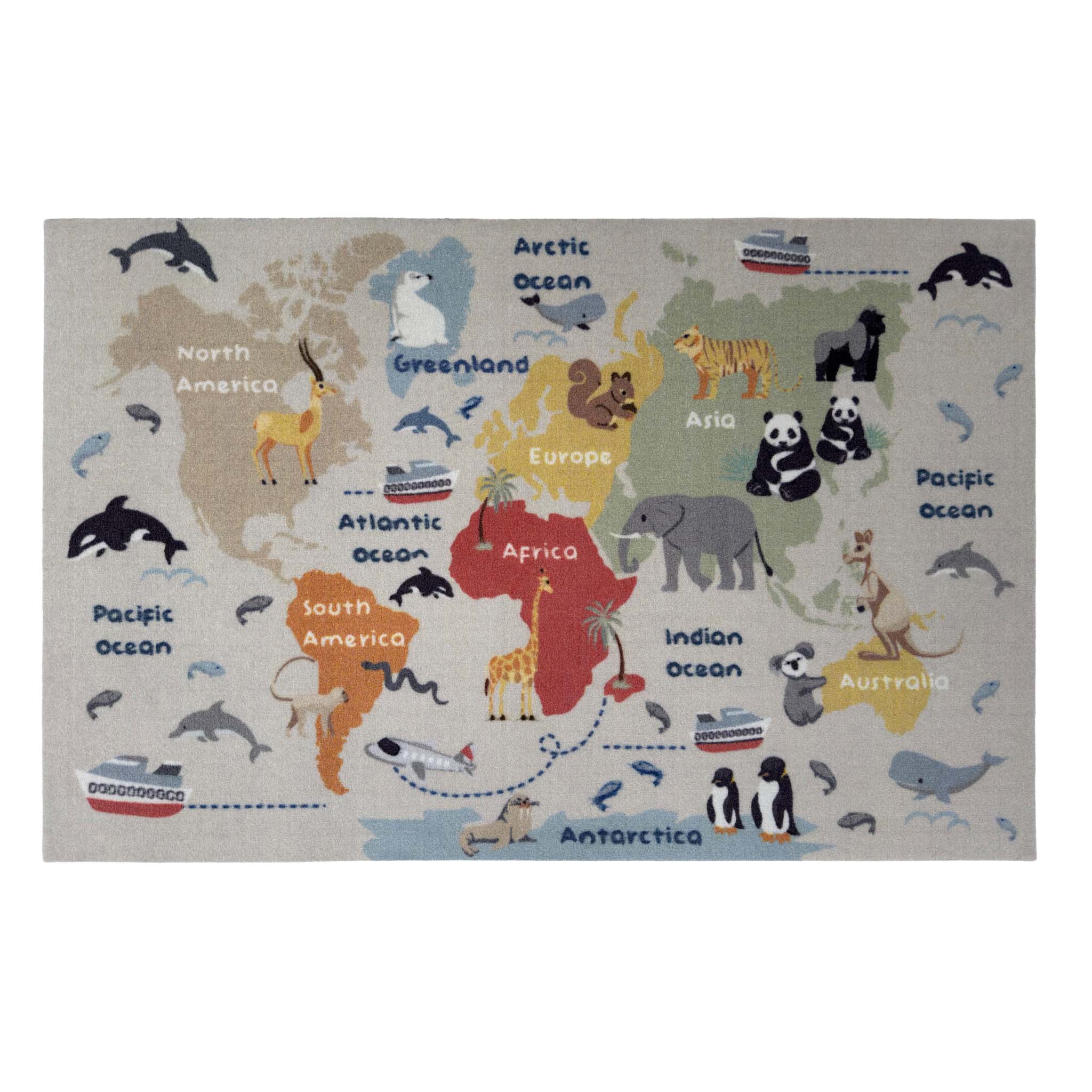 My Play Mat World Map - handmade