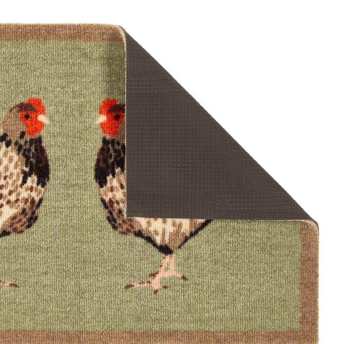 My Mat Nylon - My Chickens doormat - handmade