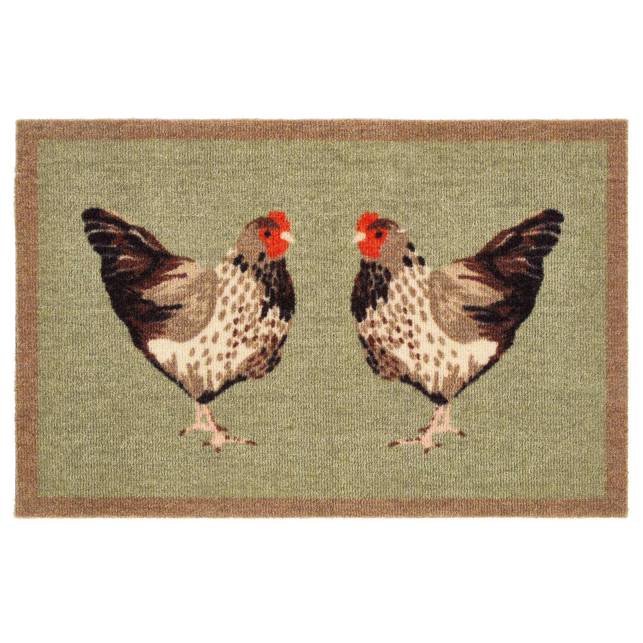 My Mat Nylon - My Chickens doormat - handmade