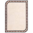 Origins Borderline Natural Rug - handmade