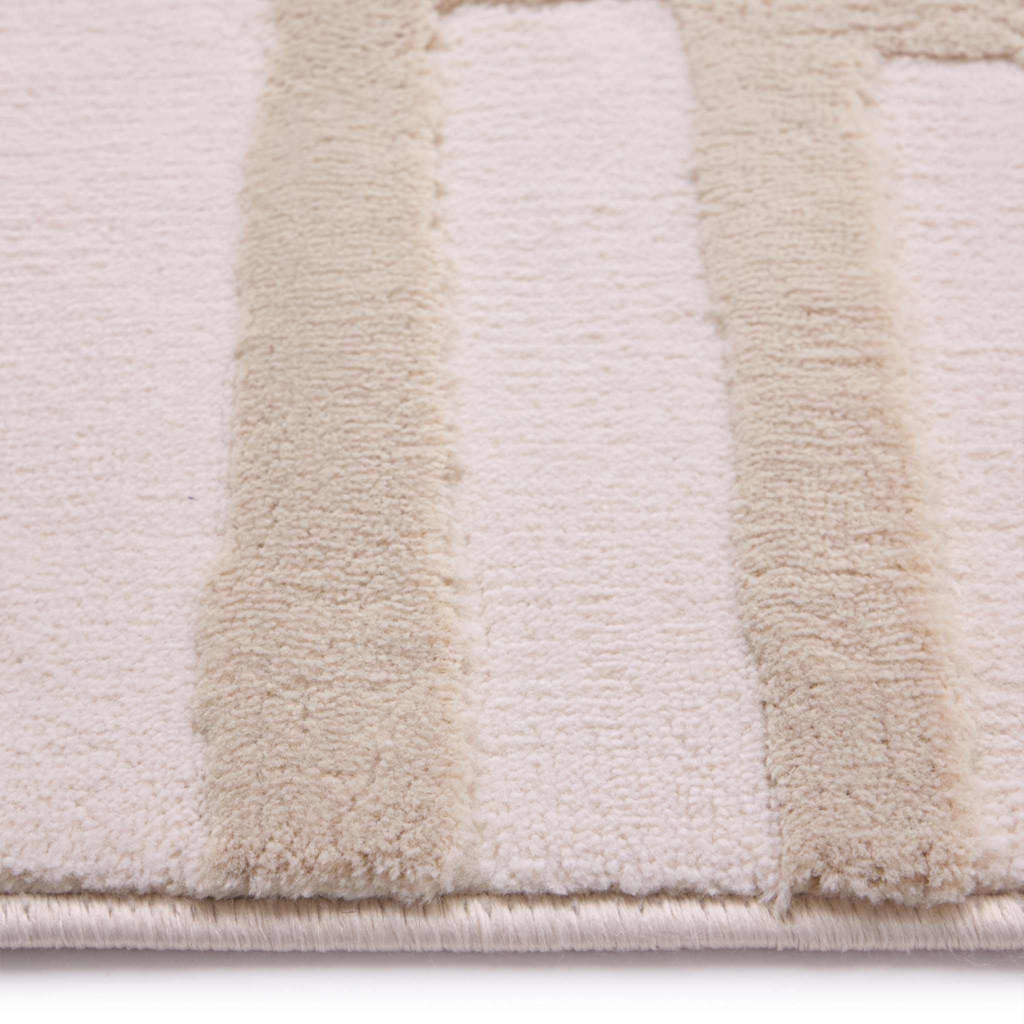 Origins Pathway Cream Rug - handmade