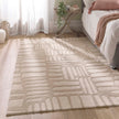 Origins Pathway Cream Rug - handmade