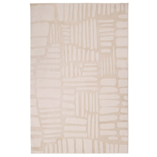 Origins Pathway Cream Rug - handmade