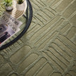 Origins Pathway Green Rug - handmade