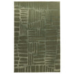 Origins Pathway Green Rug - handmade