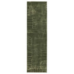 Origins Pathway Green Rug - handmade