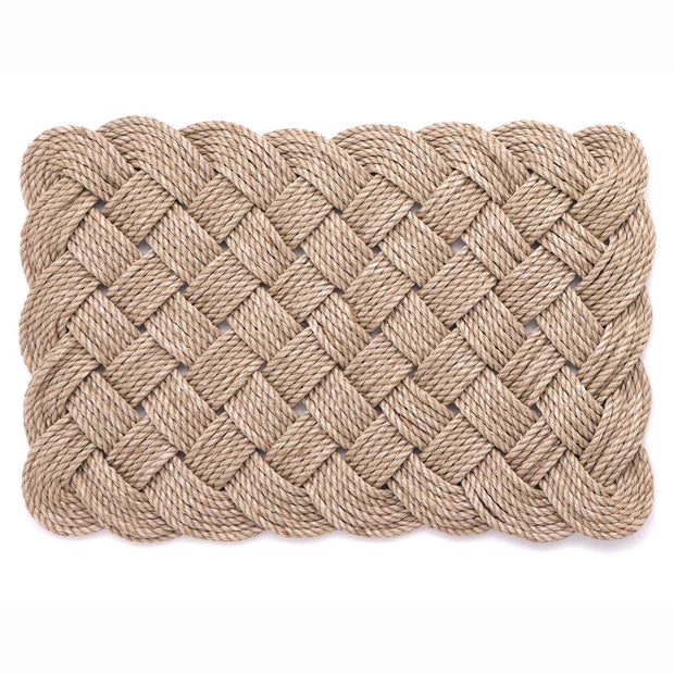 My Mat Lover's Knot - Beige - handmade