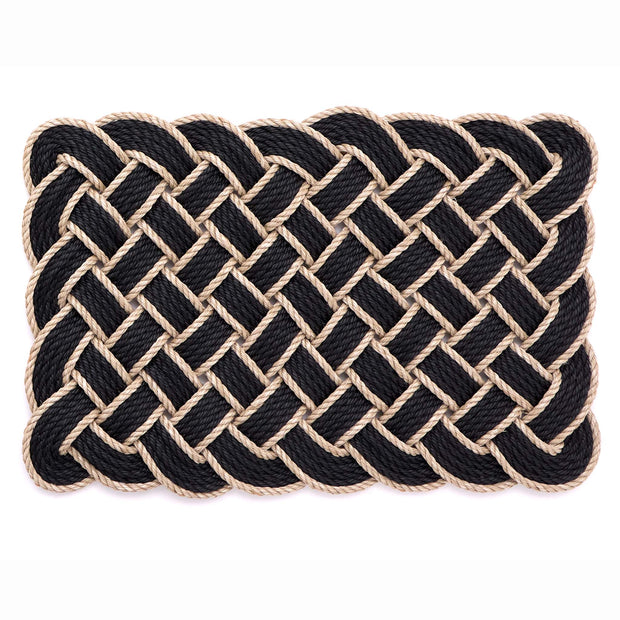 My Mat Lover's Knot - Black - handmade
