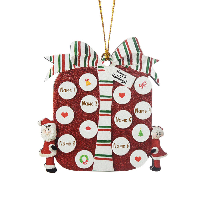 Personalised Christmas Name Ornament - handmade