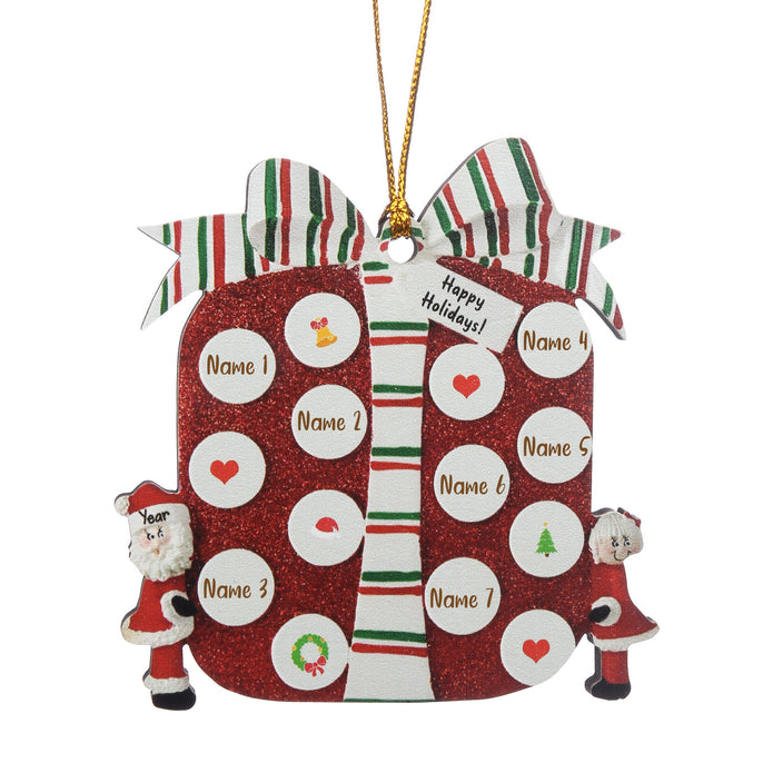 Personalised Christmas Name Ornament - handmade