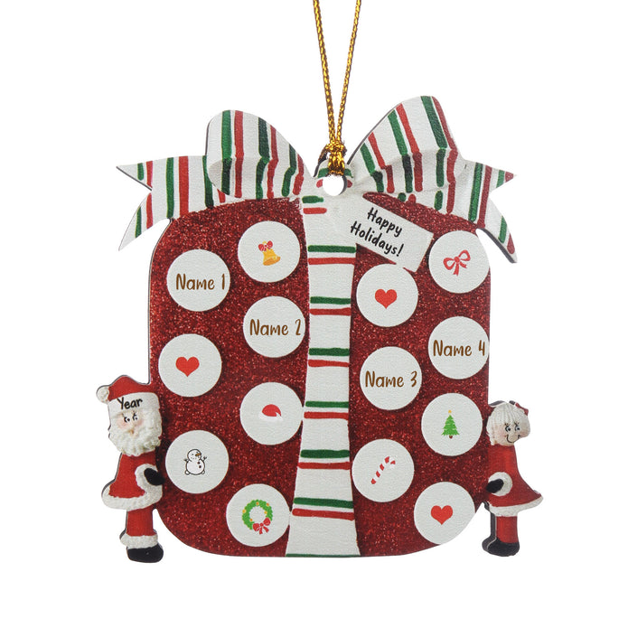 Personalised Christmas Name Ornament - handmade