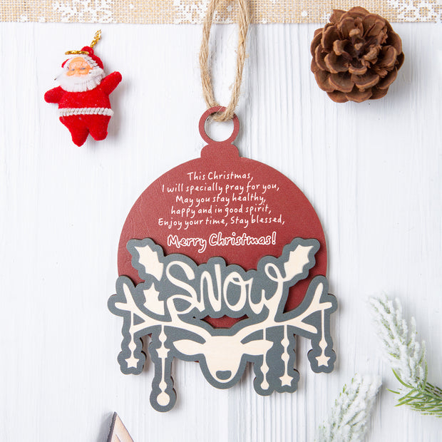 Personalised Name Christmas Ornaments - handmade