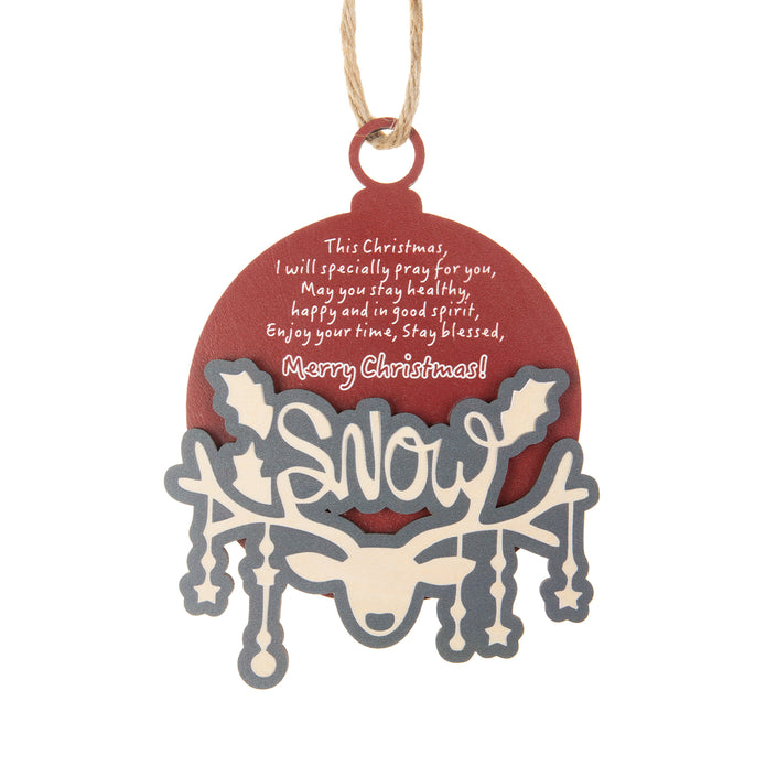 Personalised Name Christmas Ornaments - handmade
