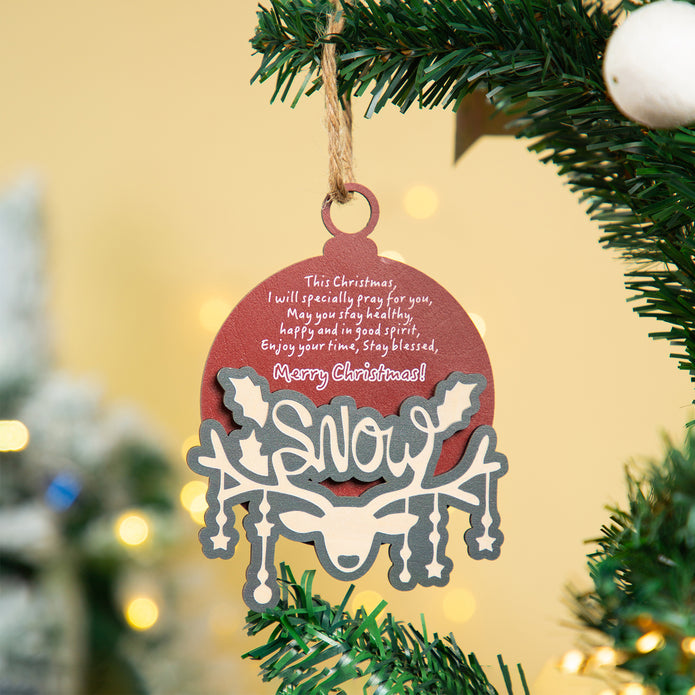 Personalised Name Christmas Ornaments - handmade