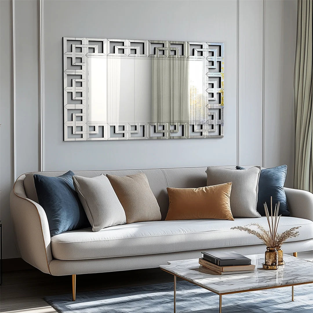 Rectangular Wall Mirror - handmade