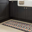 My Mat Nylon Indoor Pattern Retro Geo Earth - handmade