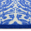 My Mat Nylon Printed Bathroom Royal Blue Damask - handmade