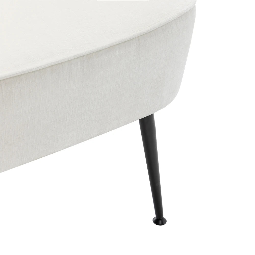 Modern classic upholstered lounge chair living room bedroom single sofa dressing chair - handmade