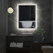 LED Backlit Bathroom Vanity Mirror - handmade