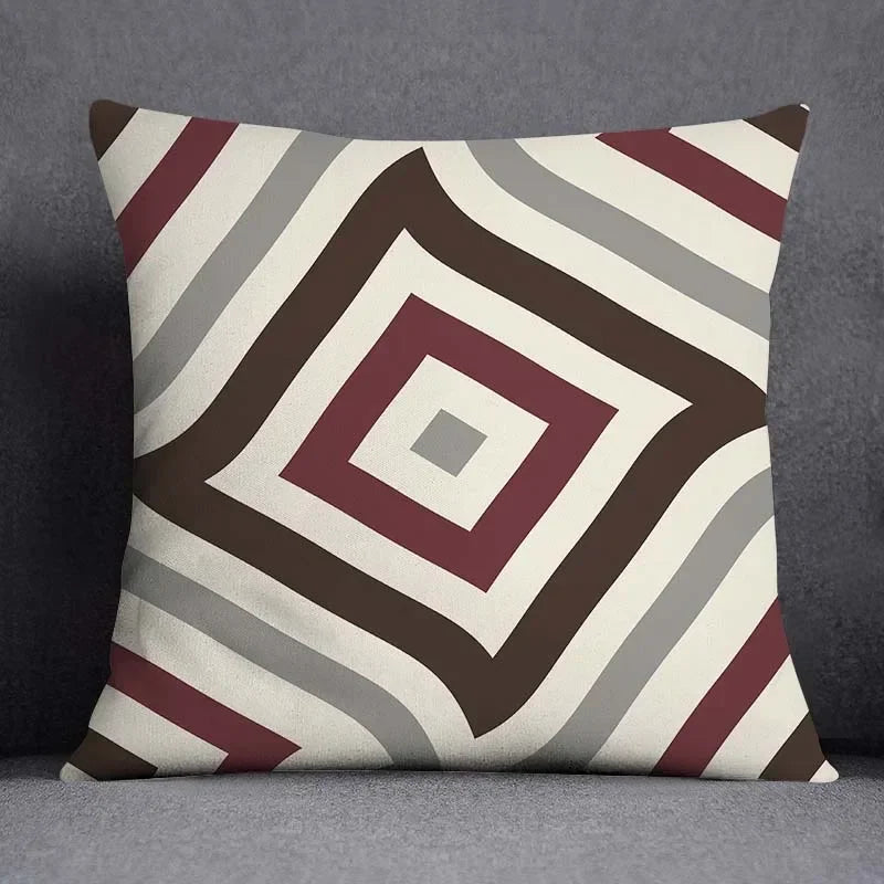Stylish Modern Throw Pillow Cover - handmade