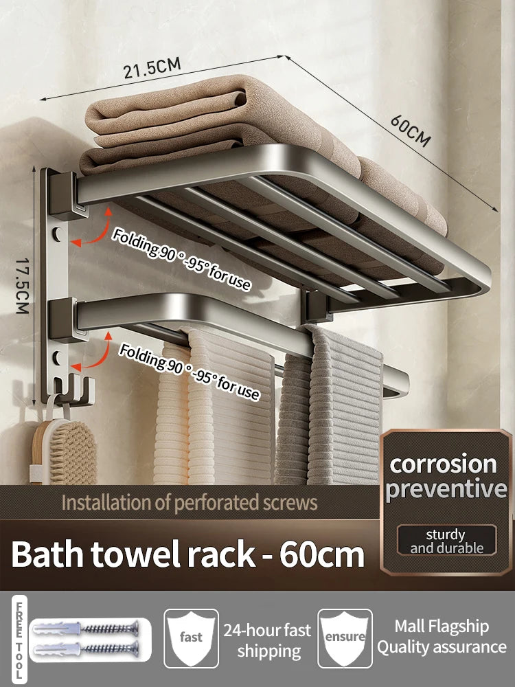 Upgraded Aluminium Towel Rack - handmade