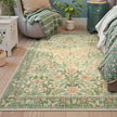 Floral Butterfly Bedroom Rug - handmade