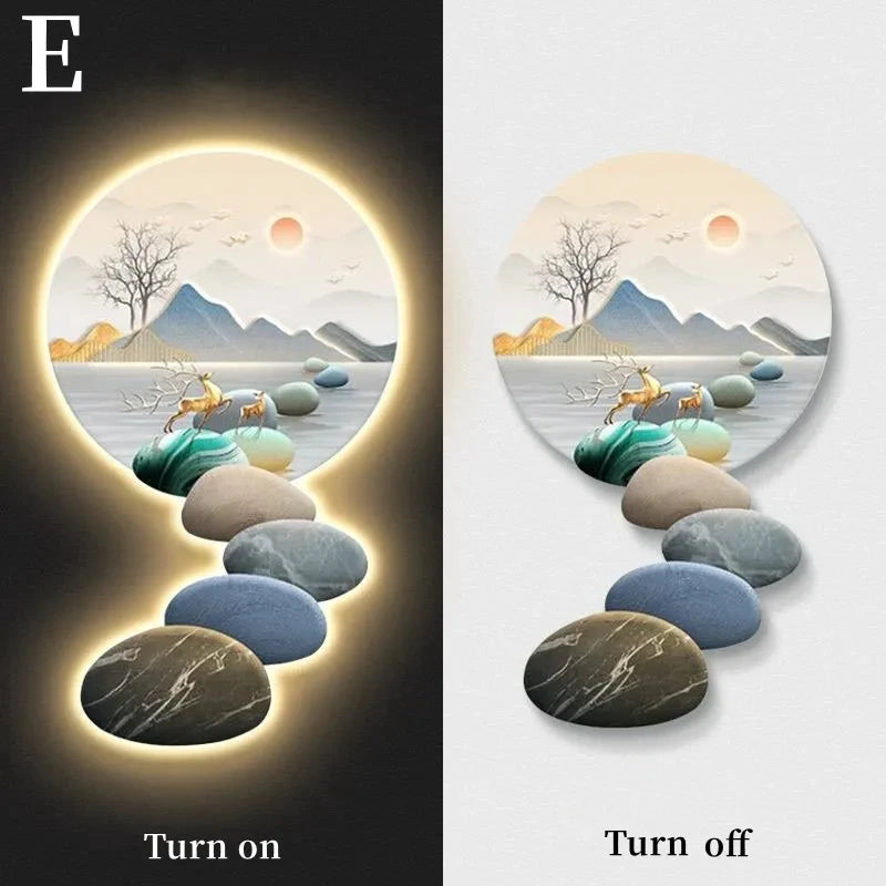 Luxury Nordic LED Wall Lamp - handmade