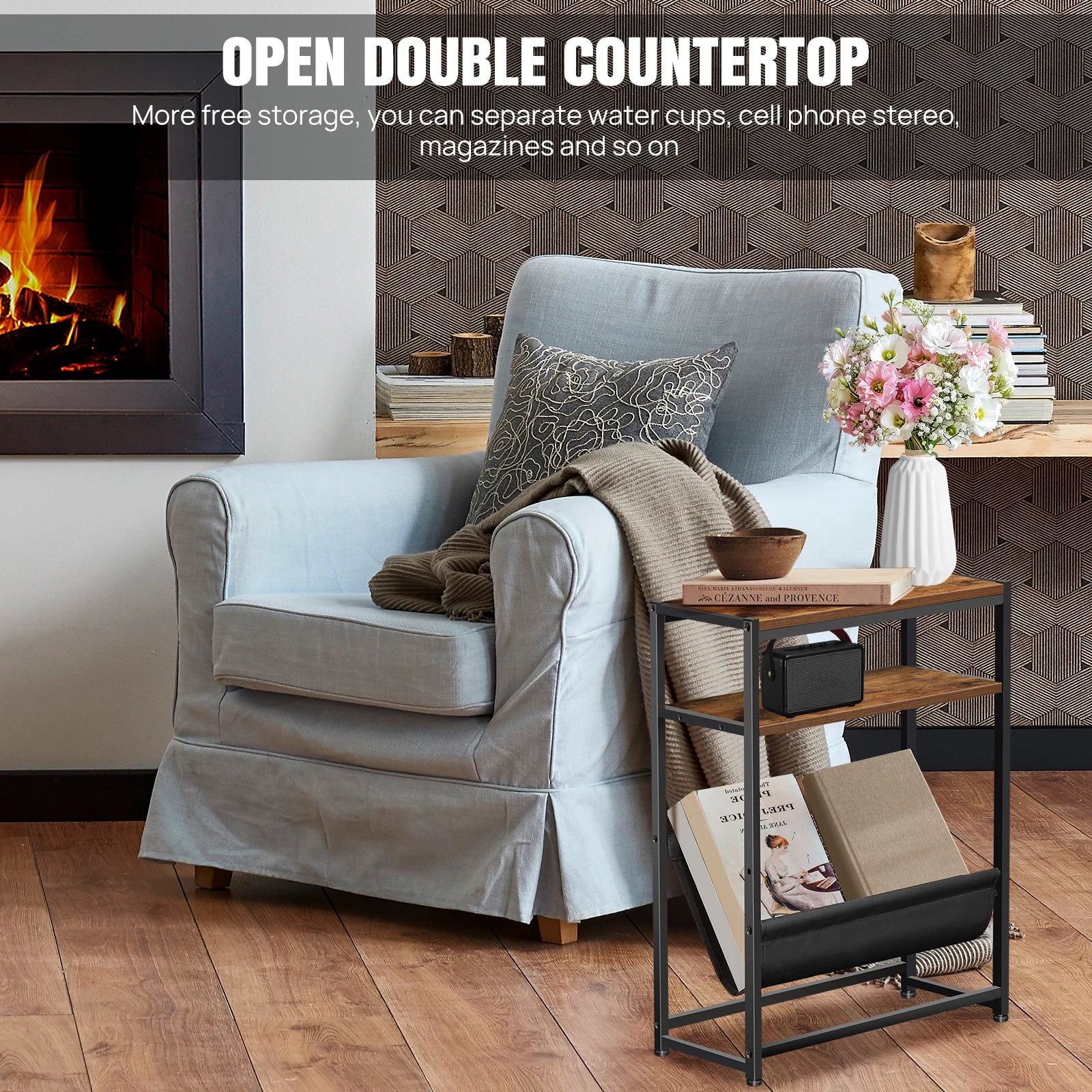 Slim End Table - handmade