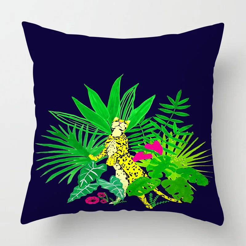 Animal Print Cushion Cover - handmade