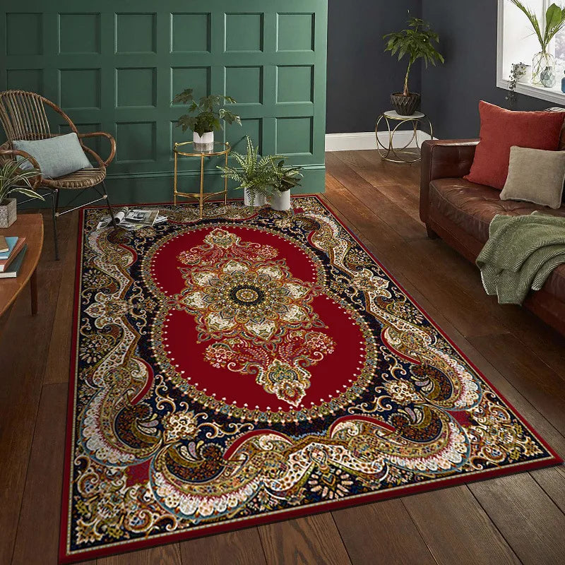 Bohemia Deluxe Living Room Rug – Bohemia Living Room Rugs offer a perfect blend of style and functionality for your home or commercial spaces. Crafted from 100% polyester with a mo