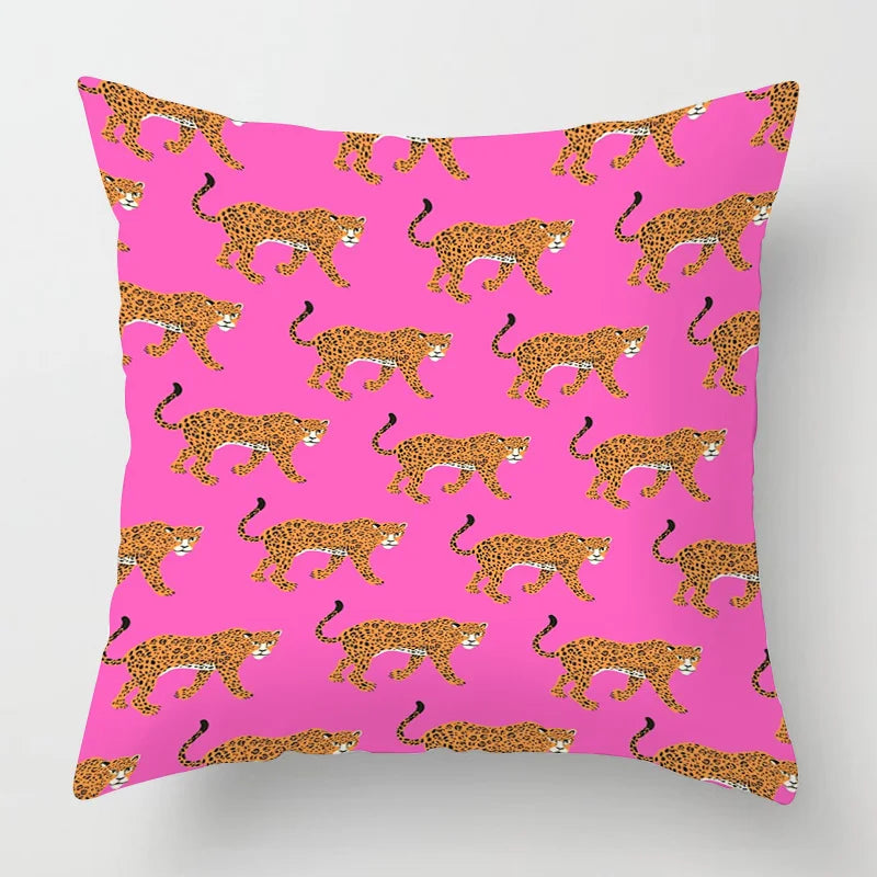 Animal Print Cushion Cover - handmade