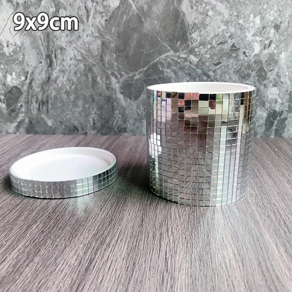 Disco Ball Planter - handmade