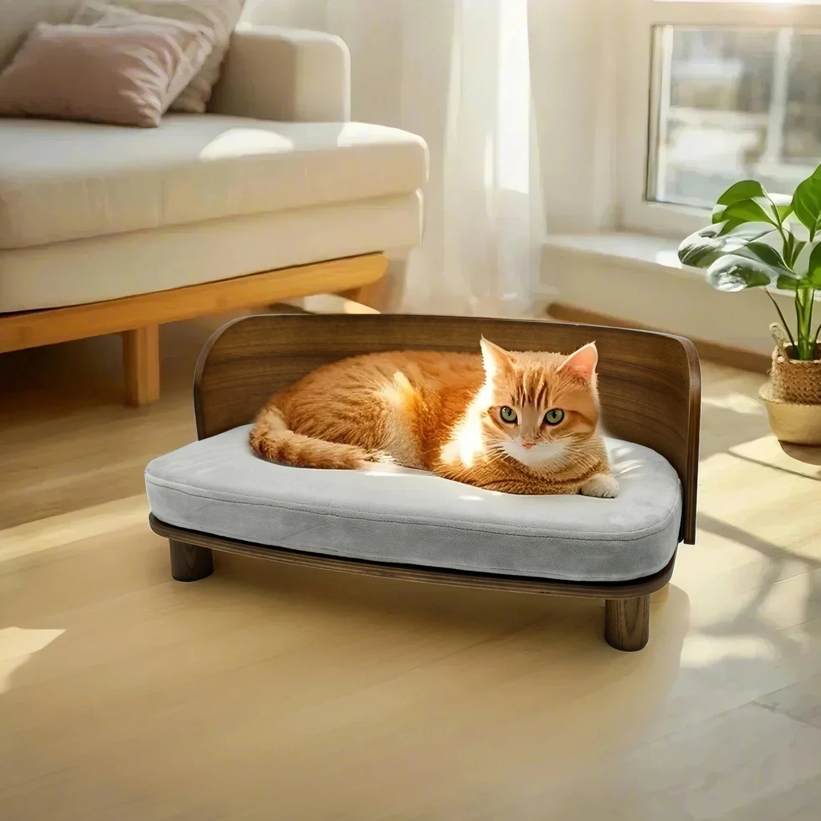 Elevated Cat Bed - handmade