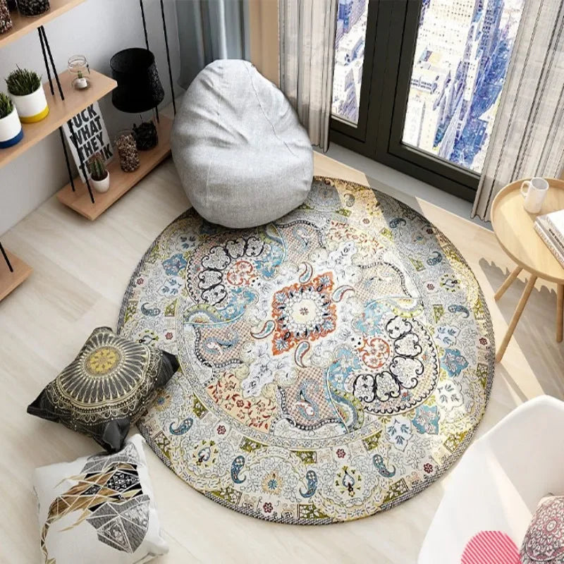 Persian Style Round Rug 5 - handmade