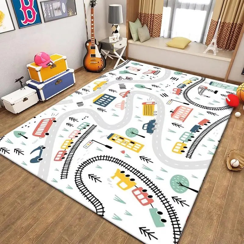 Kids Bedroom Play Mat - handmade